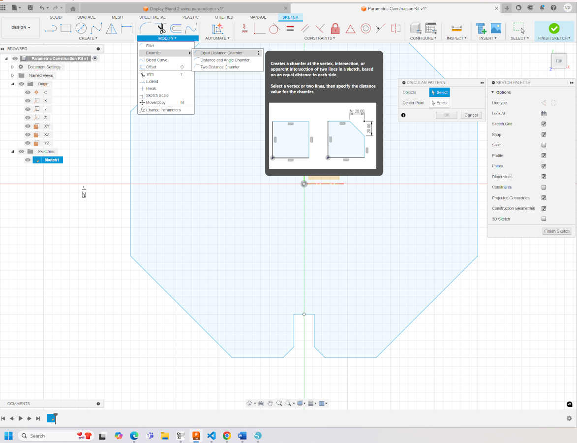 screenshot of vetor file with four different font options